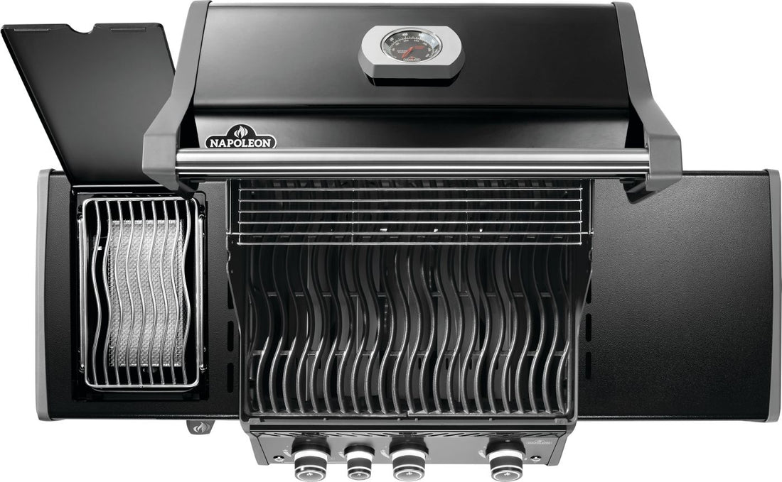 Napoleon - Rogue® PRO 425 Natural Gas Grill with Infrared Side Burner, Black - RP425SIBNK-2
