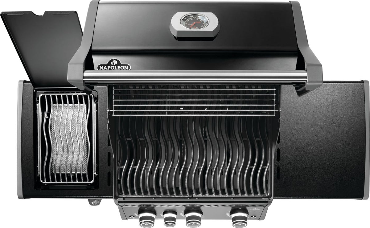 Napoleon - Rogue® PRO 425 Propane Gas Grill with Infrared Side Burner, Black - RP425SIBPK-2