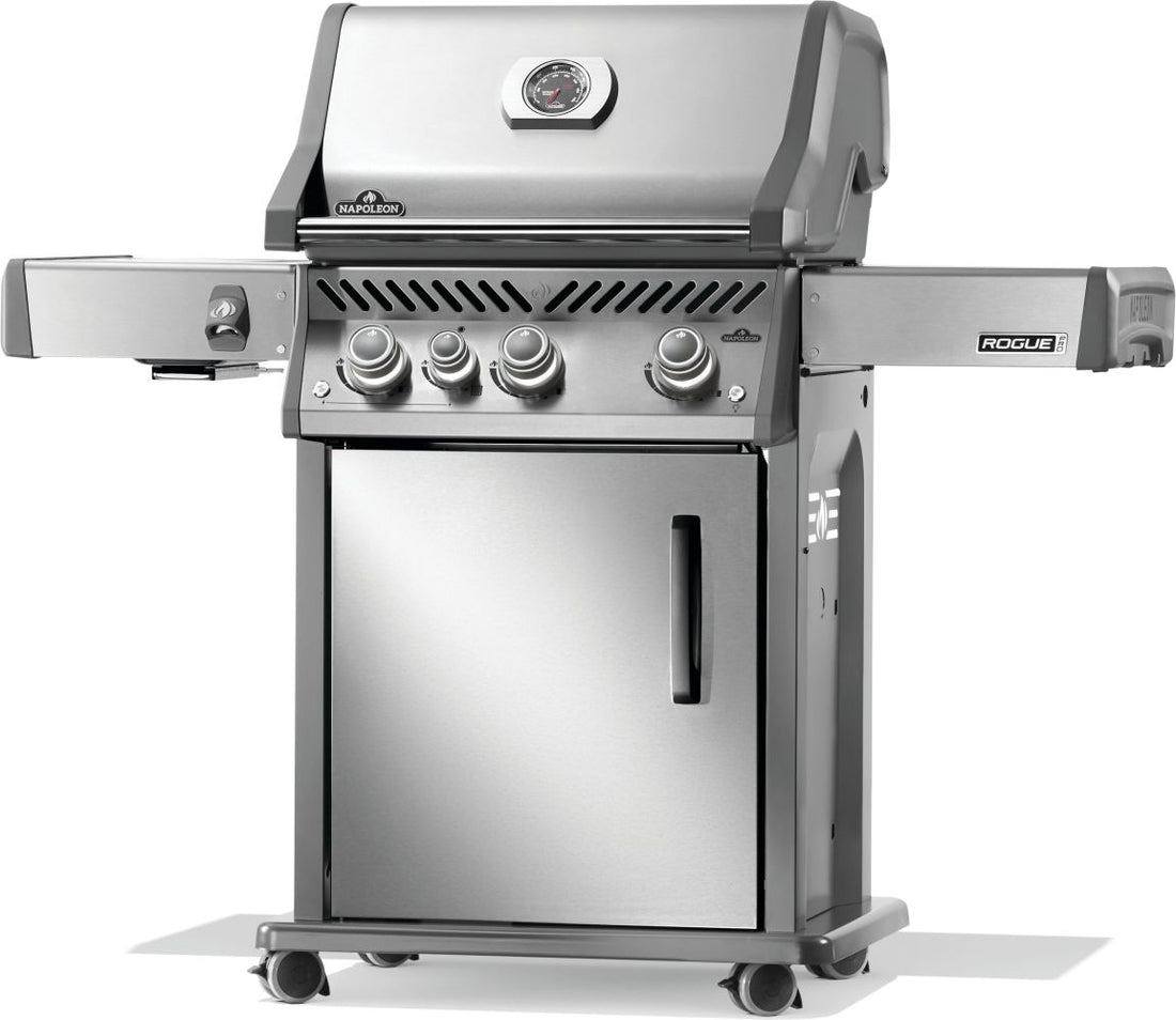 Napoleon - Rogue® PRO 425 Natural Gas Grill with Infrared Side Burner, Stainless Steel - RP425SIBNSS-2