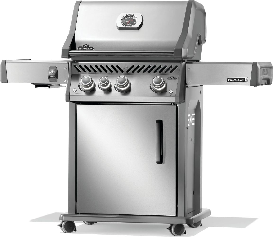 Napoleon - Rogue® PRO 425 Propane Gas Grill with Infrared Side Burner, Stainless Steel - RP425SIBPSS-2