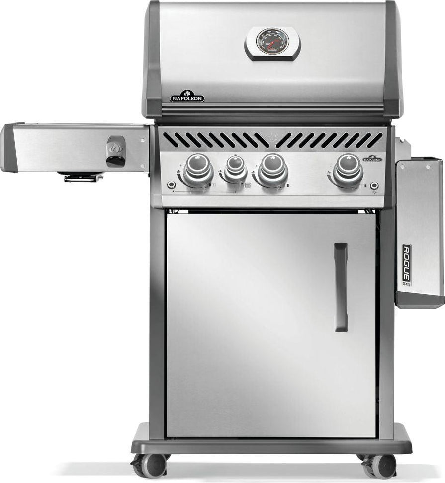Napoleon - Rogue® PRO 425 Natural Gas Grill with Infrared Side Burner, Stainless Steel - RP425SIBNSS-2