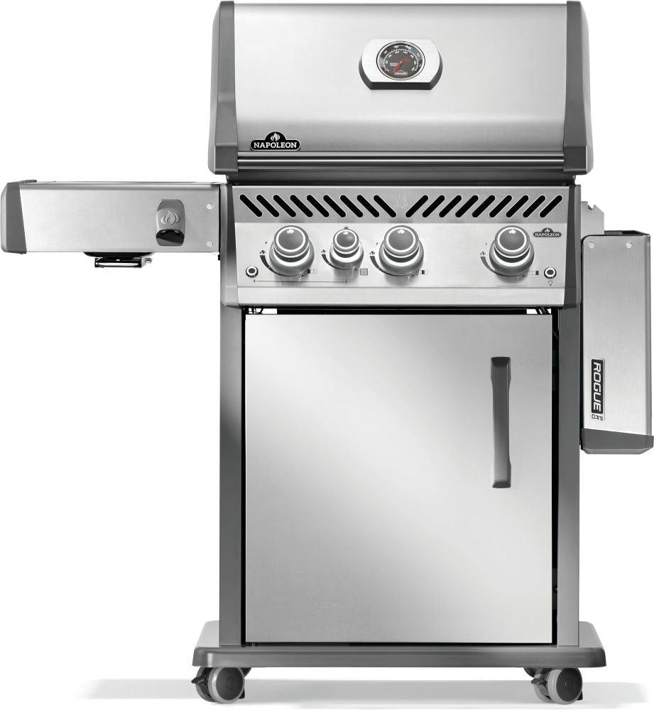 Napoleon - Rogue® PRO 425 Propane Gas Grill with Infrared Side Burner, Stainless Steel - RP425SIBPSS-2