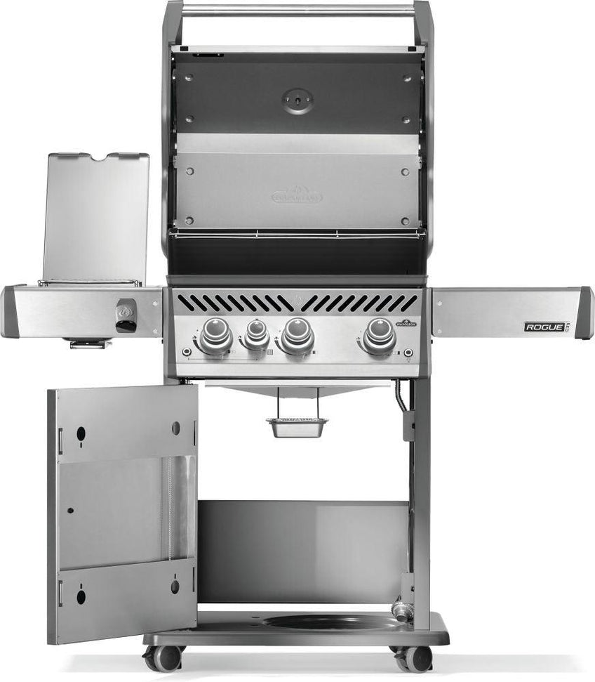 Napoleon - Rogue® PRO 425 Natural Gas Grill with Infrared Side Burner, Stainless Steel - RP425SIBNSS-2