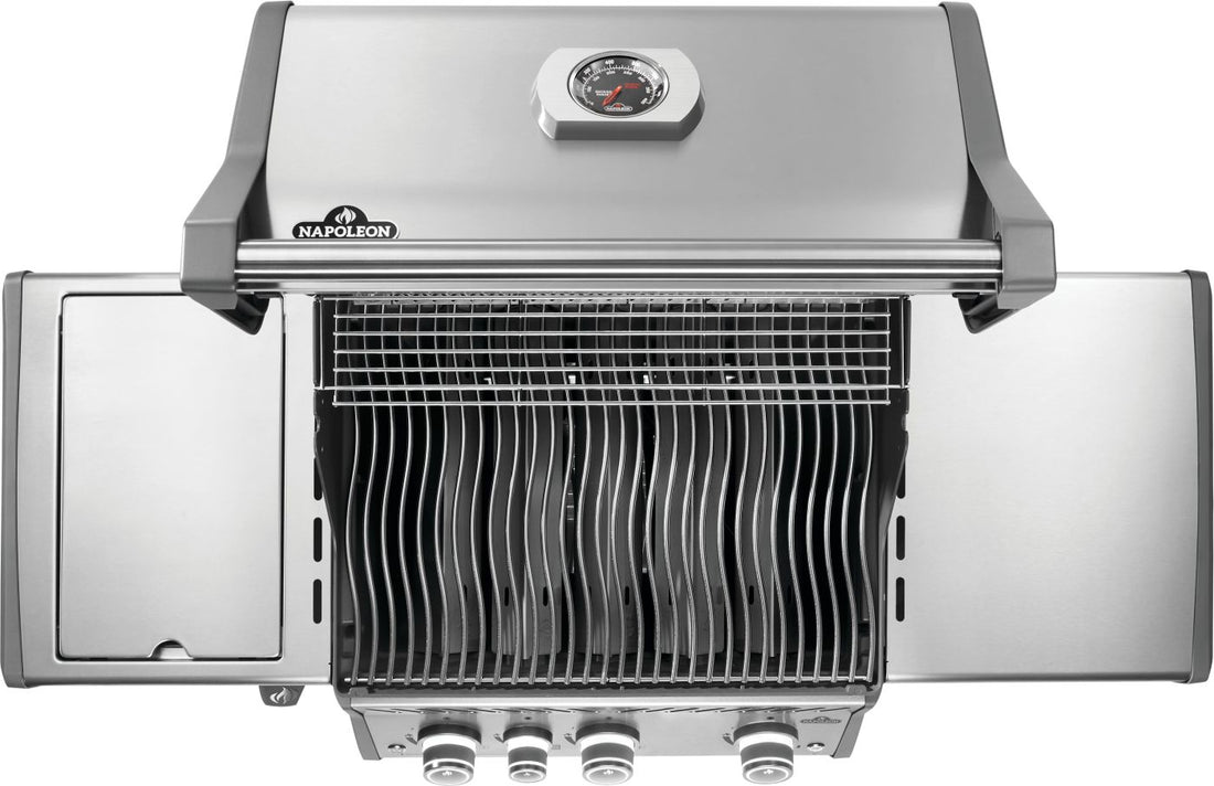 Napoleon - Rogue® PRO 425 Natural Gas Grill with Infrared Side Burner, Stainless Steel - RP425SIBNSS-2