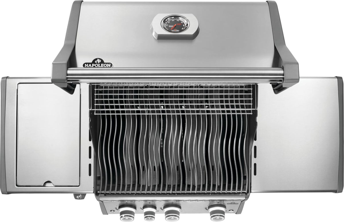 Napoleon - Rogue® PRO 425 Propane Gas Grill with Infrared Side Burner, Stainless Steel - RP425SIBPSS-2