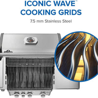 Napoleon - Rogue® PRO 425 Natural Gas Grill with Infrared Side Burner, Stainless Steel - RP425SIBNSS-2