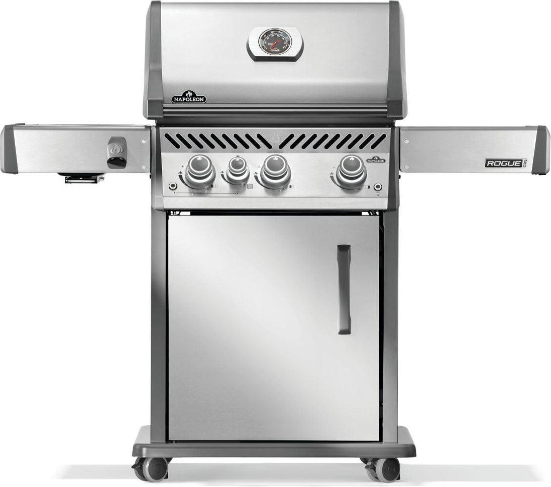 Napoleon - Rogue® PRO 425 Natural Gas Grill with Infrared Side Burner, Stainless Steel - RP425SIBNSS-2