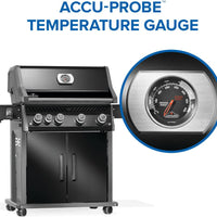 Napoleon - Rogue® PRO 525 Propane Gas Grill with Infrared Side Burner, Black - RP525SIBPK-2