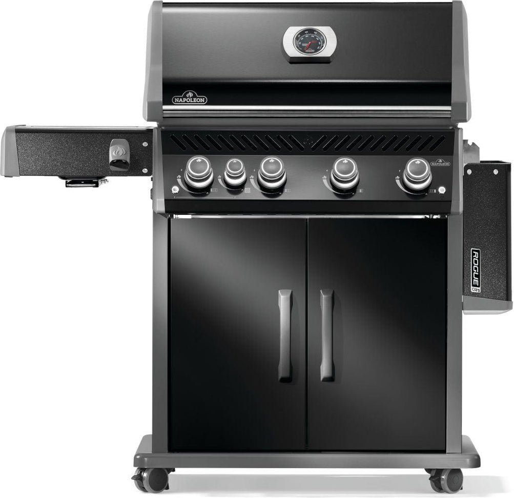 Napoleon - Rogue® PRO 525 Propane Gas Grill with Infrared Side Burner, Black - RP525SIBPK-2