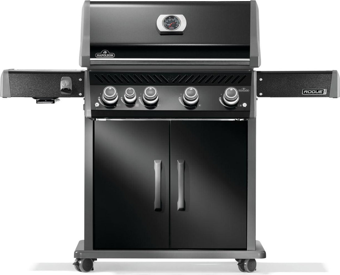 Napoleon - Rogue® PRO 525 Propane Gas Grill with Infrared Side Burner, Black - RP525SIBPK-2