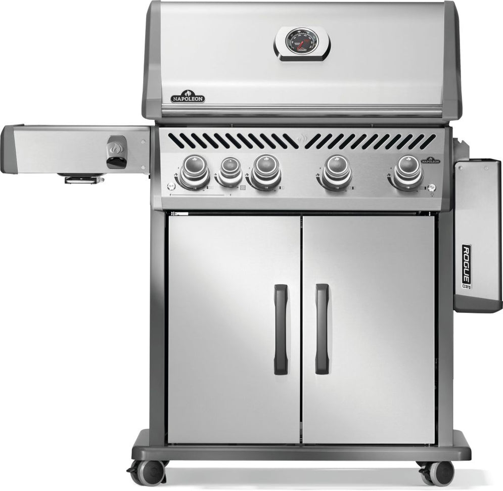 Napoleon - Rogue® PRO 525 Natural Gas Grill with Infrared Side Burner, Stainless Steel - RP525SIBNSS-2