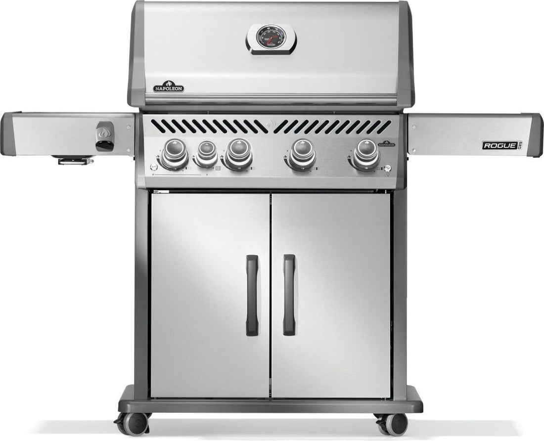 Napoleon - Rogue® PRO 525 Natural Gas Grill with Infrared Side Burner, Stainless Steel - RP525SIBNSS-2