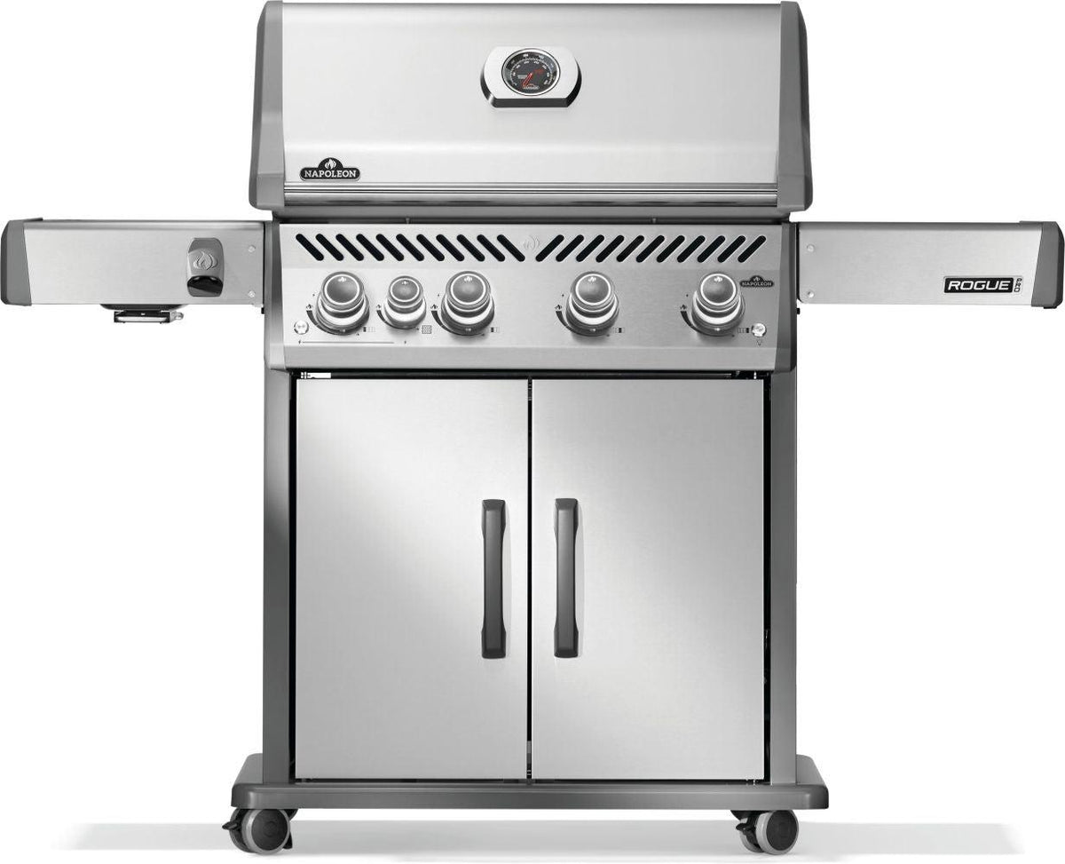 Napoleon - Rogue® PRO 525 Natural Gas Grill with Infrared Side Burner, Stainless Steel - RP525SIBNSS-2