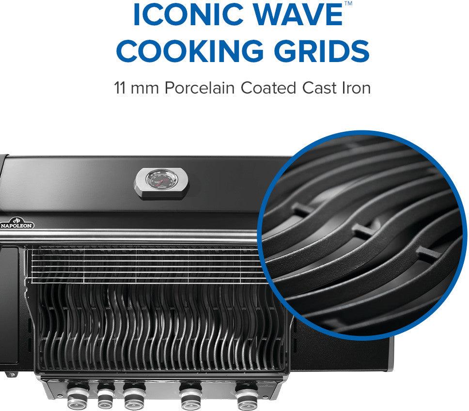 Napoleon - Rogue® PRO 525 Propane Gas Grill with Infrared Side Burner, Black - RP525SIBPK-2