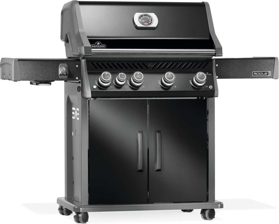 Napoleon - Rogue® PRO 525 Propane Gas Grill with Infrared Side Burner, Black - RP525SIBPK-2