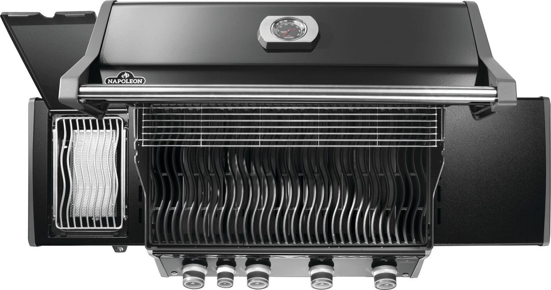 Napoleon - Rogue® PRO 525 Propane Gas Grill with Infrared Side Burner, Black - RP525SIBPK-2