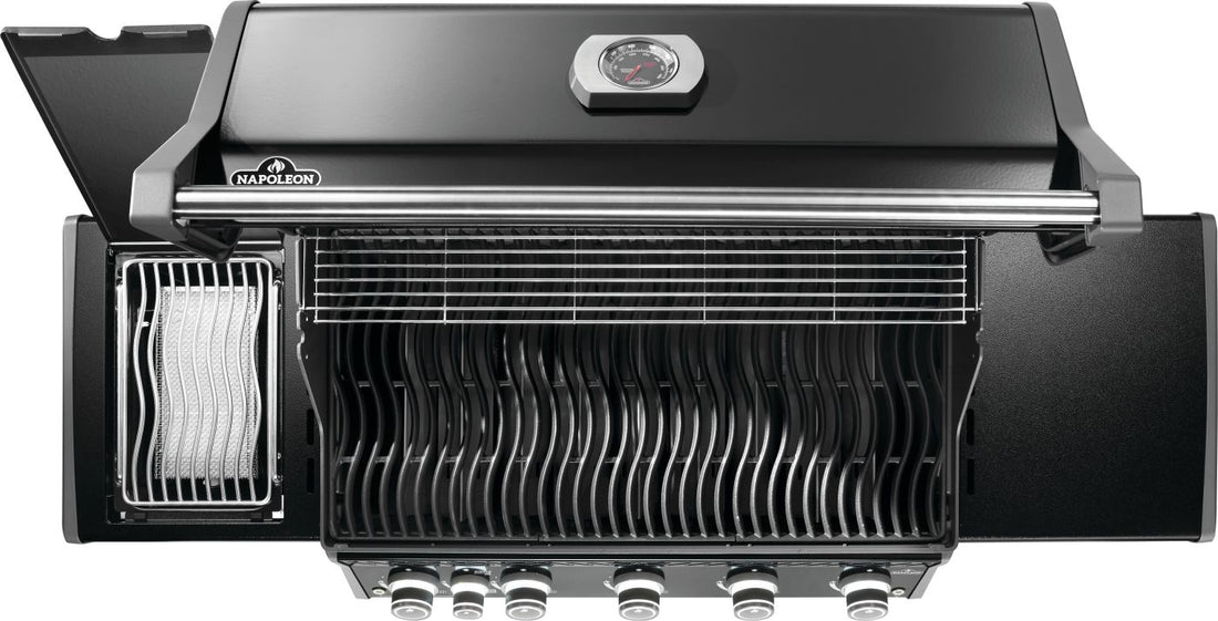 Napoleon - Rogue® PRO 625 Propane Gas Grill with Infrared Side Burner, Black - RP625SIBPK-2