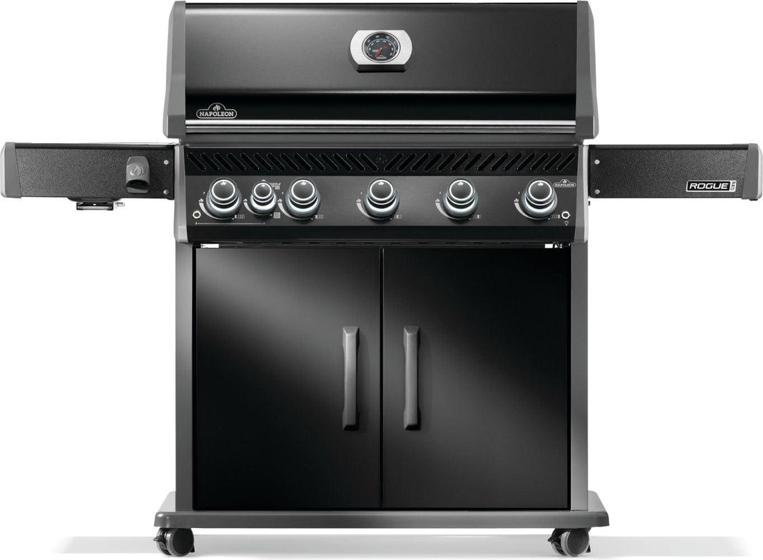 Napoleon - Rogue® PRO 625 Propane Gas Grill with Infrared Side Burner, Black - RP625SIBPK-2