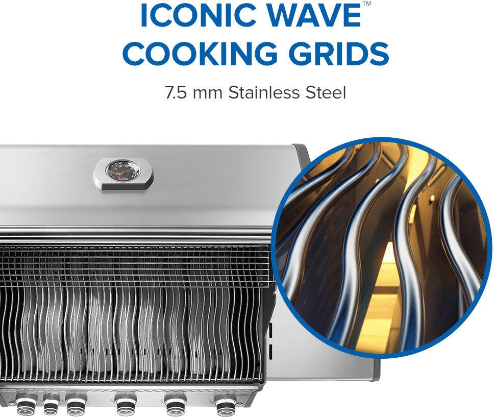 Napoleon - Rogue® PRO 625 Natural Gas Grill with Infrared Side Burner, Stainless Steel - RP625SIBNSS-2