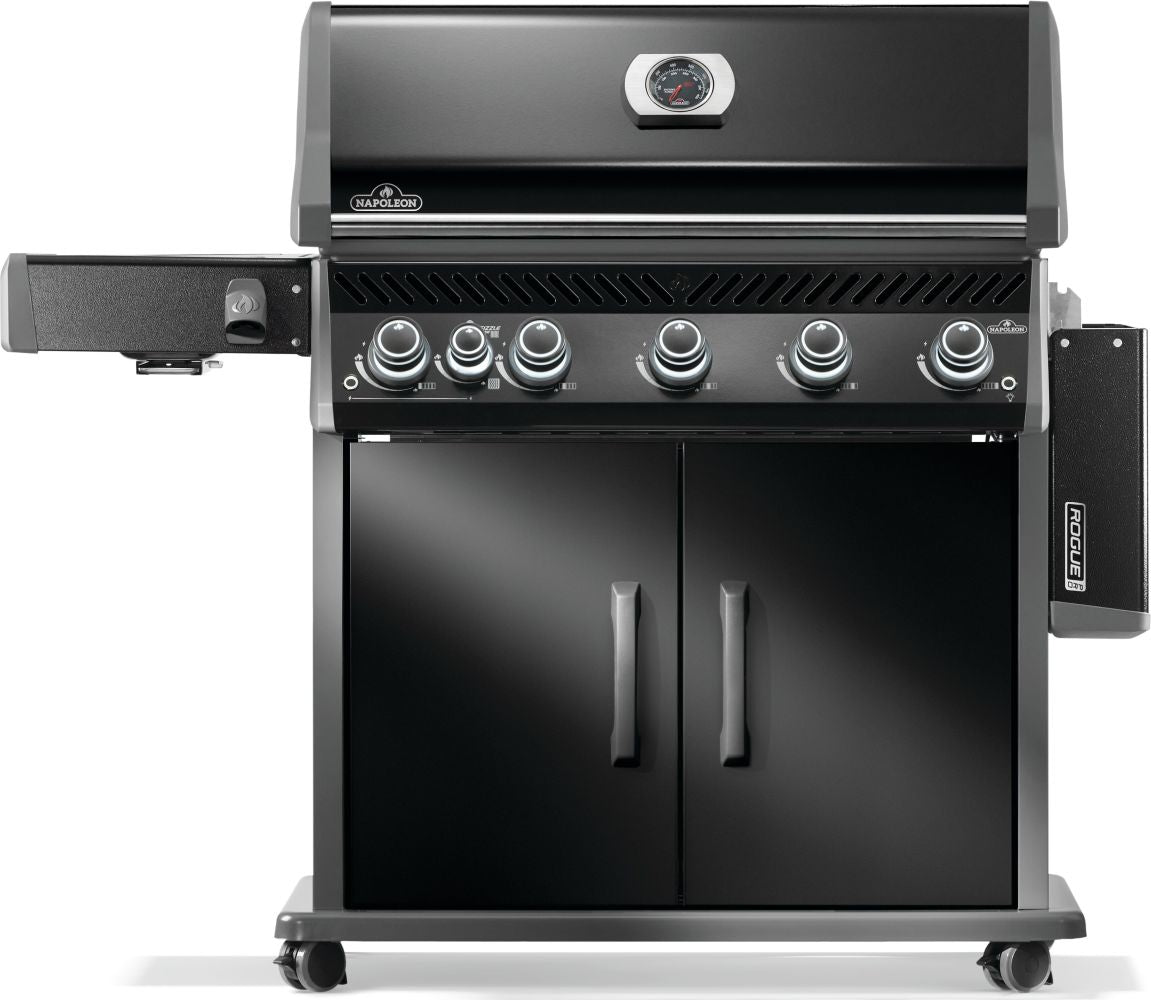 Napoleon - Rogue® PRO 625 Natural Gas Grill with Infrared Side Burner, Black - RP625SIBNK-2