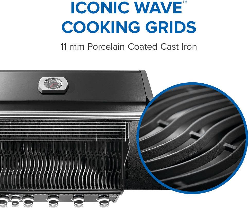 Napoleon - Rogue® PRO 625 Natural Gas Grill with Infrared Side Burner, Black - RP625SIBNK-2