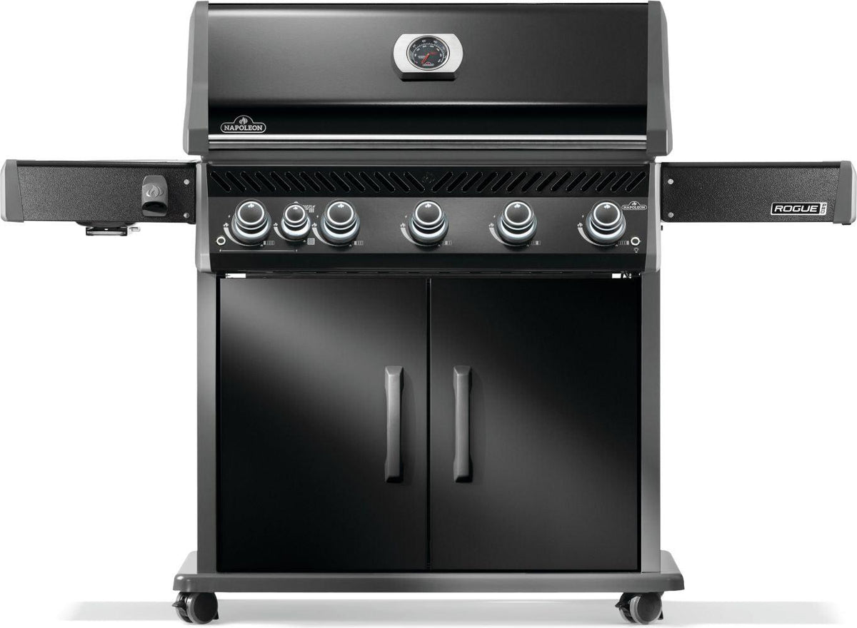 Napoleon - Rogue® PRO 625 Natural Gas Grill with Infrared Side Burner, Black - RP625SIBNK-2