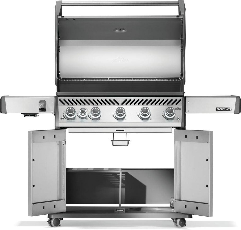 Napoleon - Rogue® PRO 625 Natural Gas Grill with Infrared Side Burner, Stainless Steel - RP625SIBNSS-2