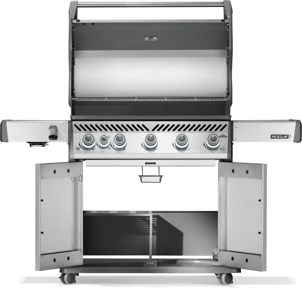 Napoleon - Rogue® PRO 625 Natural Gas Grill with Infrared Side Burner, Stainless Steel - RP625SIBNSS-2
