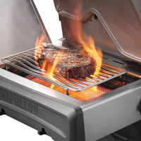 Napoleon - Rogue® PRO 625 Natural Gas Grill with Infrared Side Burner, Stainless Steel - RP625SIBNSS-2