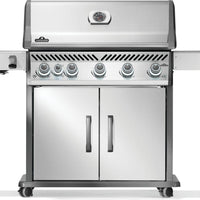 Napoleon - Rogue® PRO 625 Natural Gas Grill with Infrared Side Burner, Stainless Steel - RP625SIBNSS-2