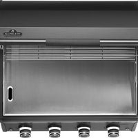 Napoleon - Rogue® PRO Phantom 30 Inch Griddle, Rust-Resistant Stainless Steel Cooktop, Propane - RP30FTPK-PHM