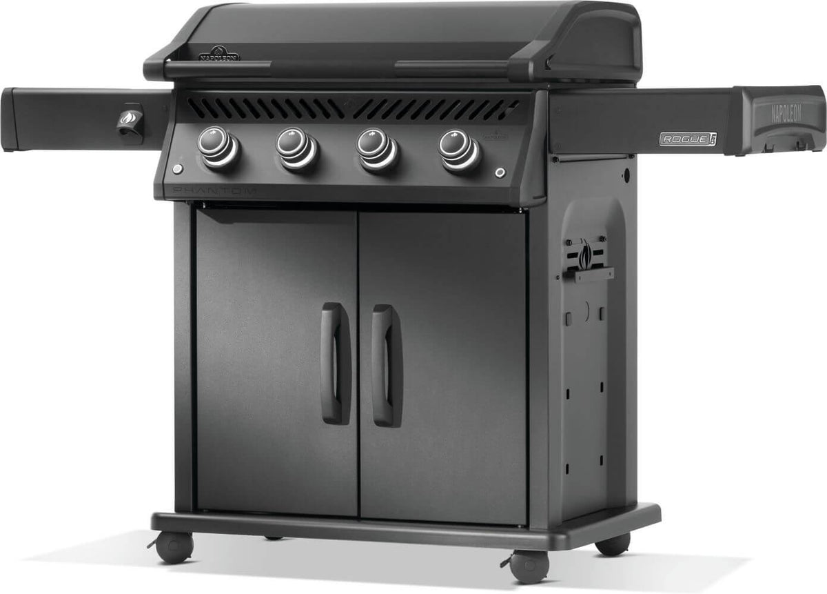 Napoleon - Rogue® PRO Phantom 30 Inch Griddle, Rust-Resistant Stainless Steel Cooktop, Propane - RP30FTPK-PHM