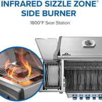 Napoleon - Rogue® PRO-S 425 Propane Gas Grill with Infrared Side and Rear Burners, Stainless Steel - RPS425RSIBPSS-2