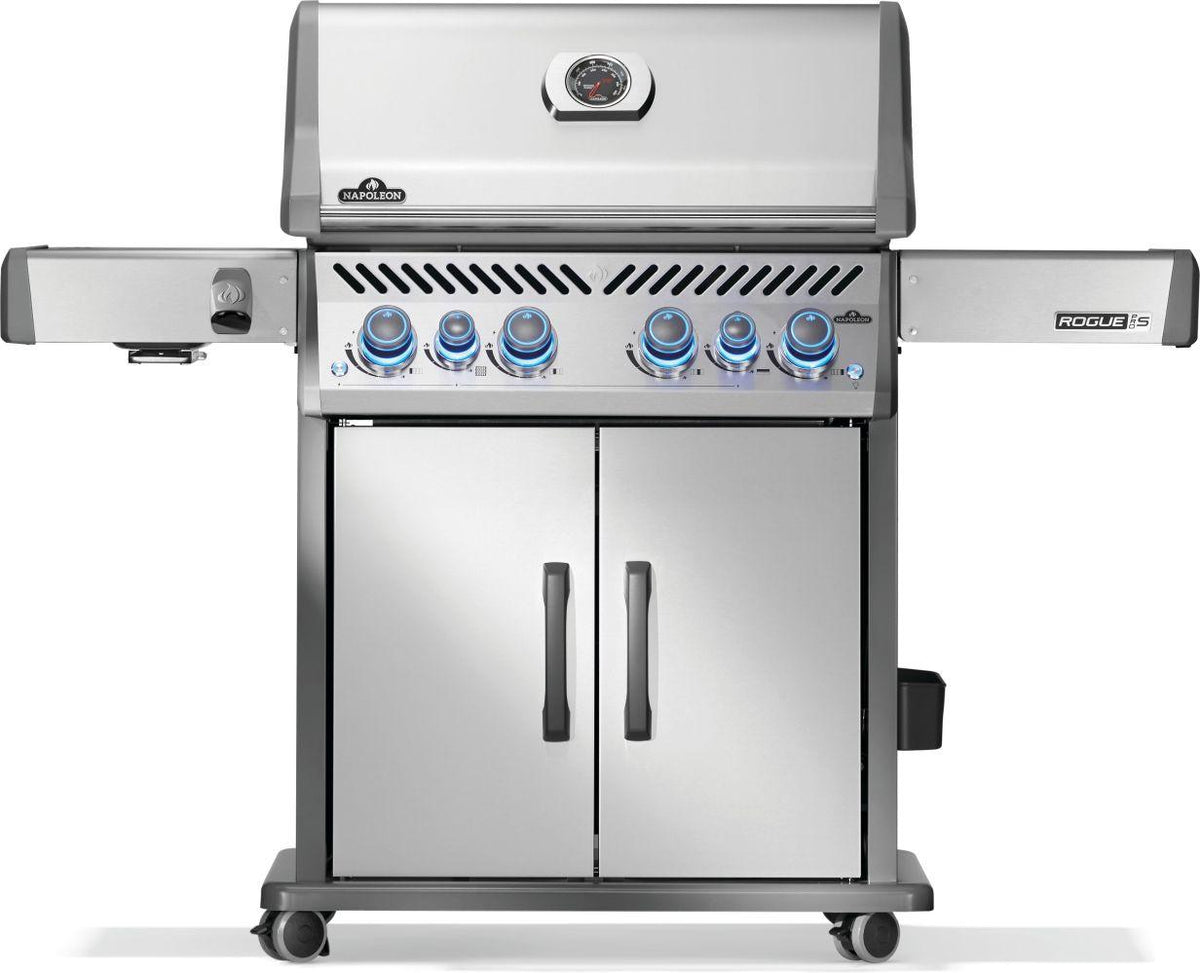 Napoleon - Rogue® PRO-S 525 Propane Gas Grill with Infrared Side and Rear Burners, Stainless Steel - RPS525RSIBPSS-2
