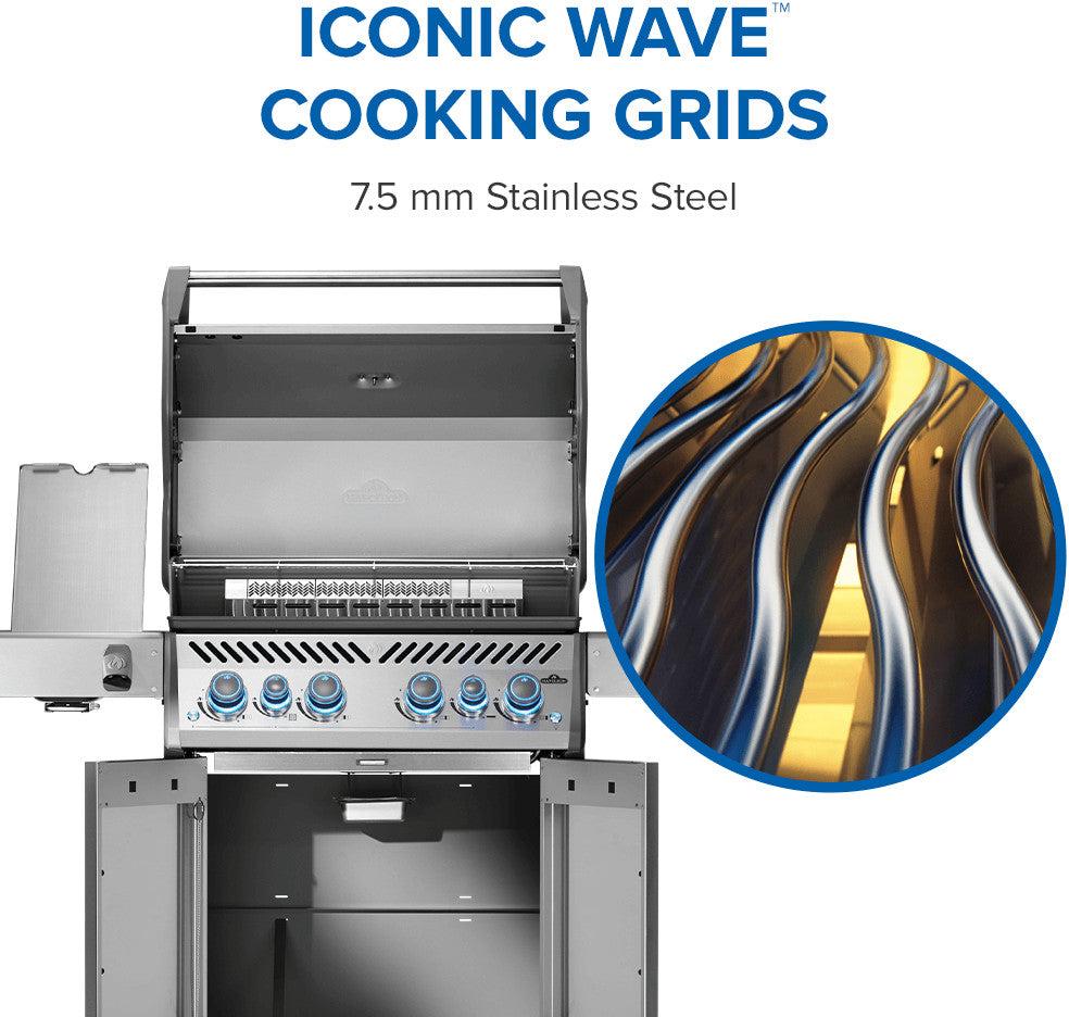 Napoleon - Rogue® PRO-S 525 Propane Gas Grill with Infrared Side and Rear Burners, Stainless Steel - RPS525RSIBPSS-2