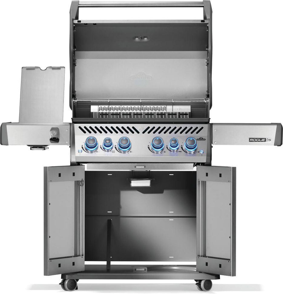 Napoleon - Rogue® PRO-S 525 Propane Gas Grill with Infrared Side and Rear Burners, Stainless Steel - RPS525RSIBPSS-2