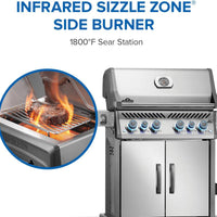 Napoleon - Rogue® PRO-S 525 Propane Gas Grill with Infrared Side and Rear Burners, Stainless Steel - RPS525RSIBPSS-2
