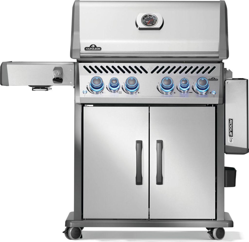 Napoleon - Rogue® PRO-S 525 Propane Gas Grill with Infrared Side and Rear Burners, Stainless Steel - RPS525RSIBPSS-2