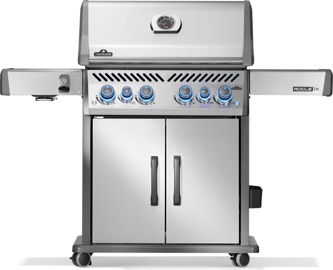 Napoleon - Rogue® PRO-S 525 Propane Gas Grill with Infrared Side and Rear Burners, Stainless Steel - RPS525RSIBPSS-2