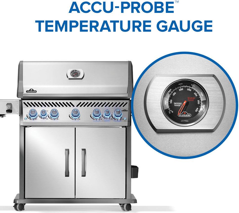 Napoleon - Rogue® PRO-S 625 Natural Gas Grill with Infrared Side and Rear Burners, Stainless Steel - RPS625RSIBNSS-2
