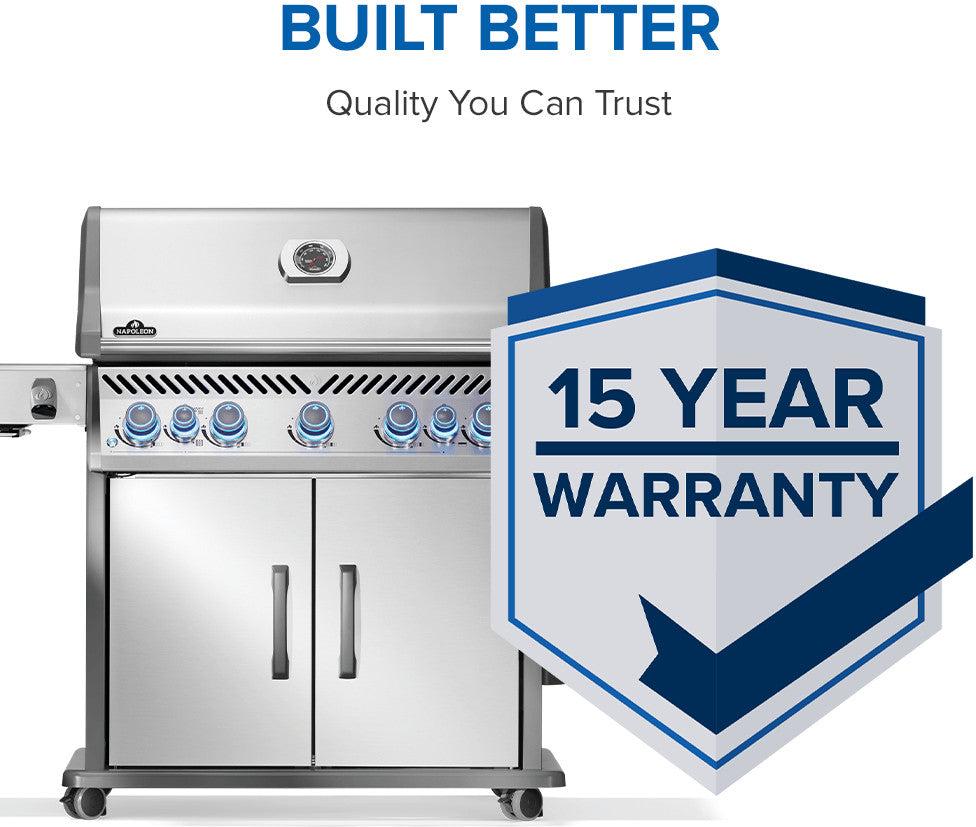 Napoleon - Rogue® PRO-S 625 Natural Gas Grill with Infrared Side and Rear Burners, Stainless Steel - RPS625RSIBNSS-2