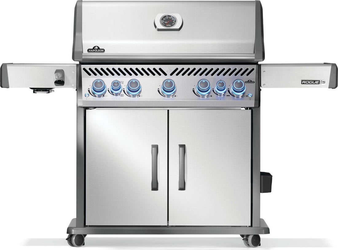 Napoleon - Rogue® PRO-S 625 Propane Gas Grill with Infrared Side and Rear Burners, Stainless Steel - RPS625RSIBPSS-2