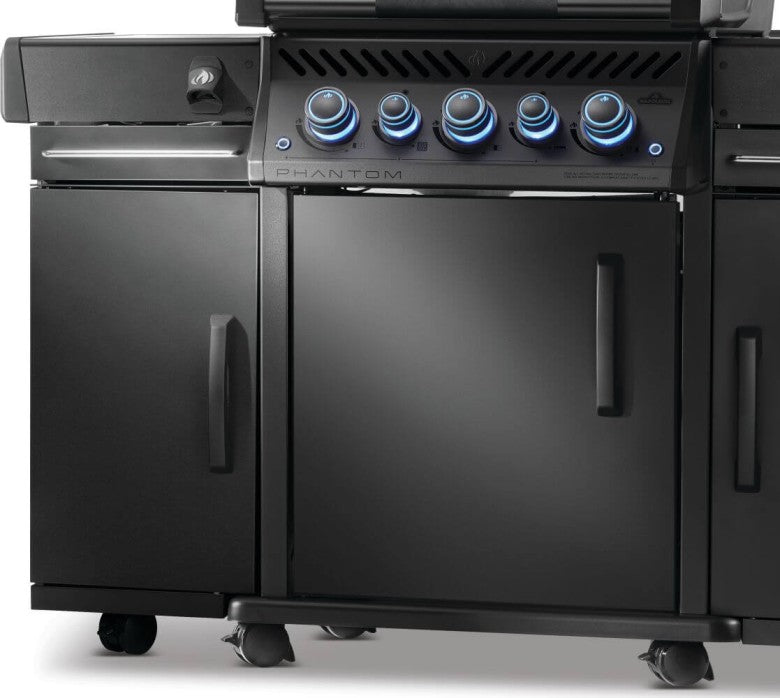 Napoleon - Rogue PRO-S Matte Black Under Grill Storage Cart - 68006