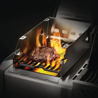 Napoleon - SIZZLE ZONE™ Burner Large Windshield and Skewer Rack - 71301