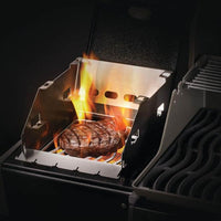 Napoleon - SIZZLE ZONE™ Burner Small Windshield and Skewer Rack - 71302