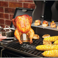 Napoleon - Stainless Steel Chicken Roaster with Detachable Handle - 56034