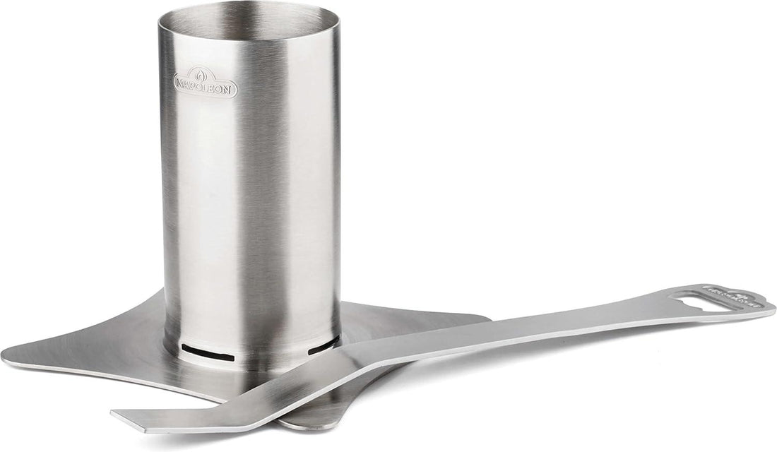 Napoleon - Stainless Steel Chicken Roaster with Detachable Handle - 56034