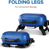Napoleon - TravelQ™ 240 Portable Propane Gas Grill, Blue - TQ240-BL