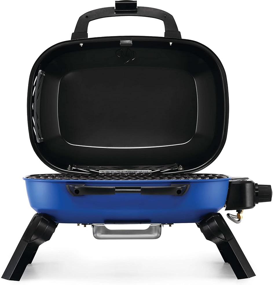 Napoleon - TravelQ™ 240 Portable Propane Gas Grill, Blue - TQ240-BL