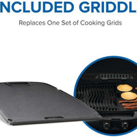 Napoleon - TravelQ™ 285X Portable Propane Gas Grill and Scissor Cart with Griddle, Red - TQ285X-RD-1-A